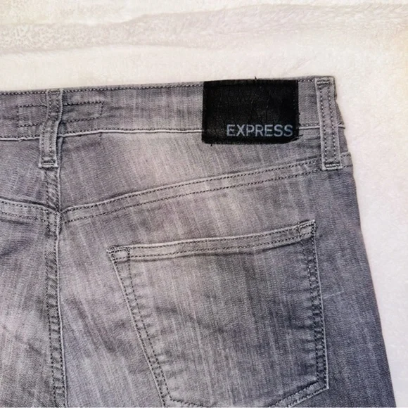 Men’s Express gray denim jeans